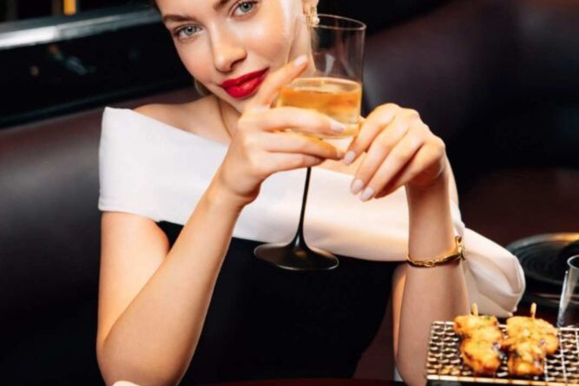 lady enjoying dining at Woohoo restaurant